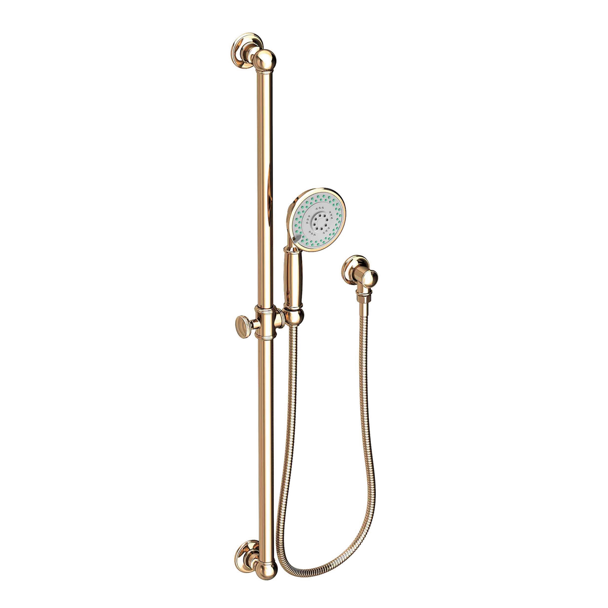 Newport Brass Other Slide Bar with Single Function Hand Shower Set
