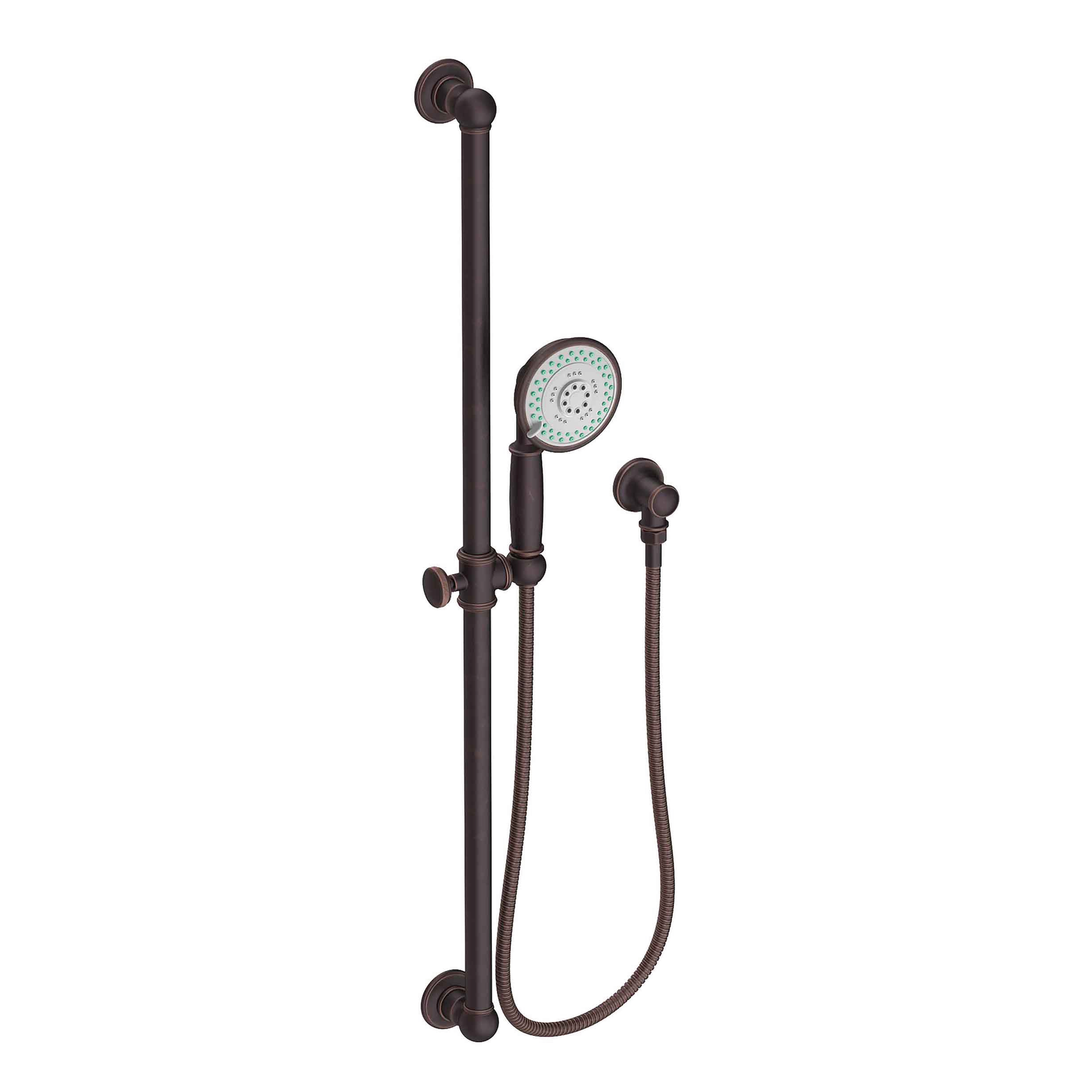 Newport Brass Other Slide Bar with Single Function Hand Shower Set