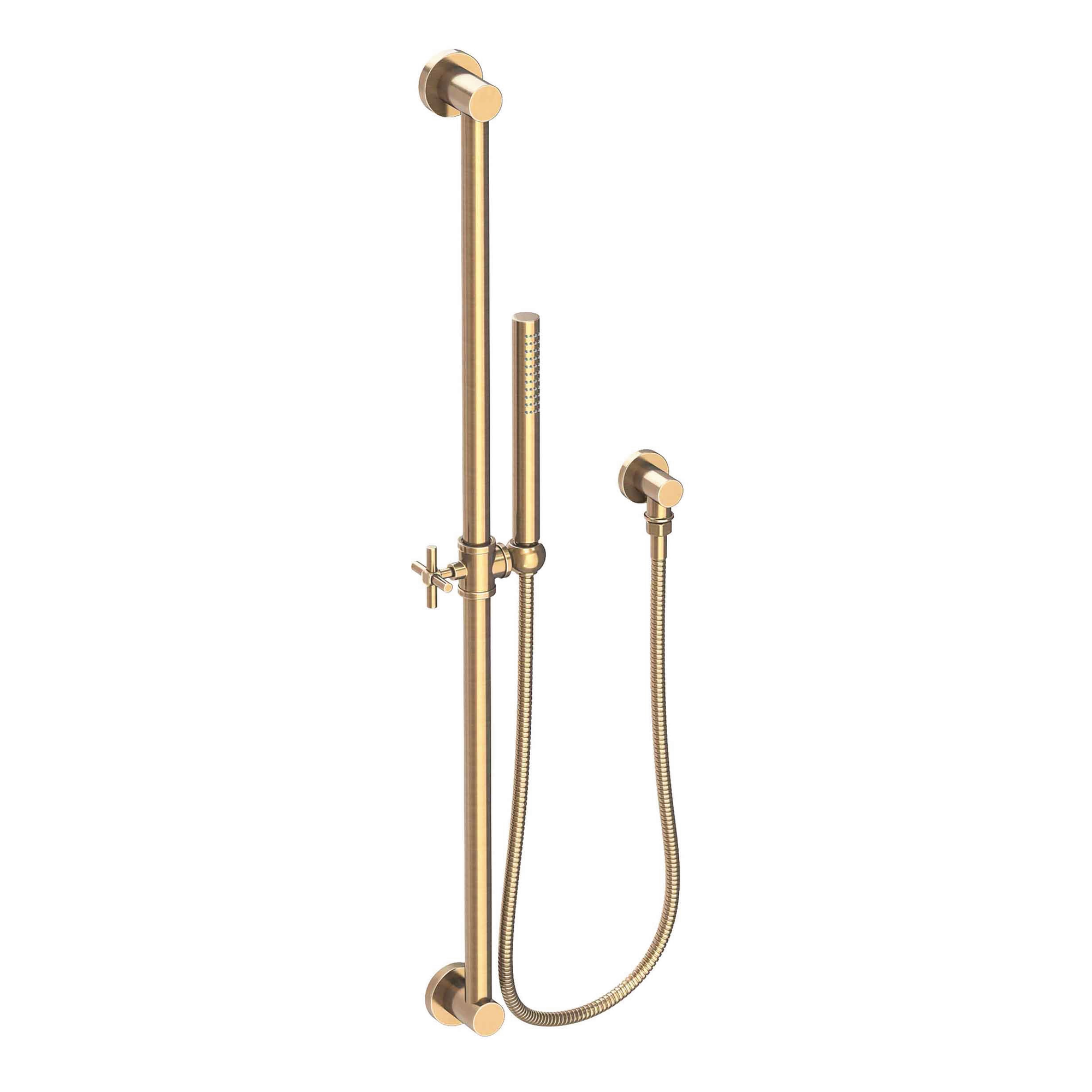 Newport Brass Other Slide Bar with Single Function Hand Shower Set