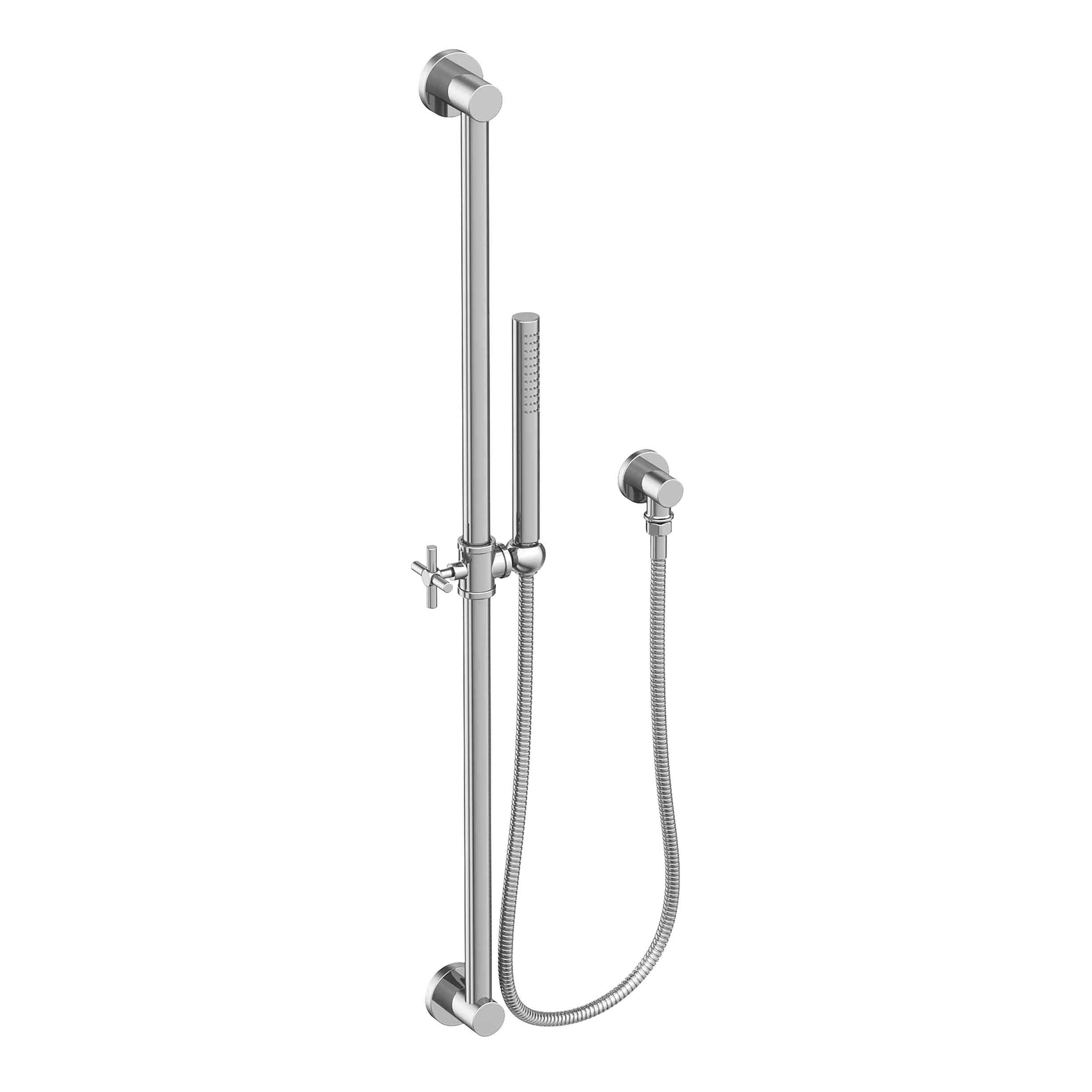 Newport Brass Other Slide Bar with Single Function Hand Shower Set