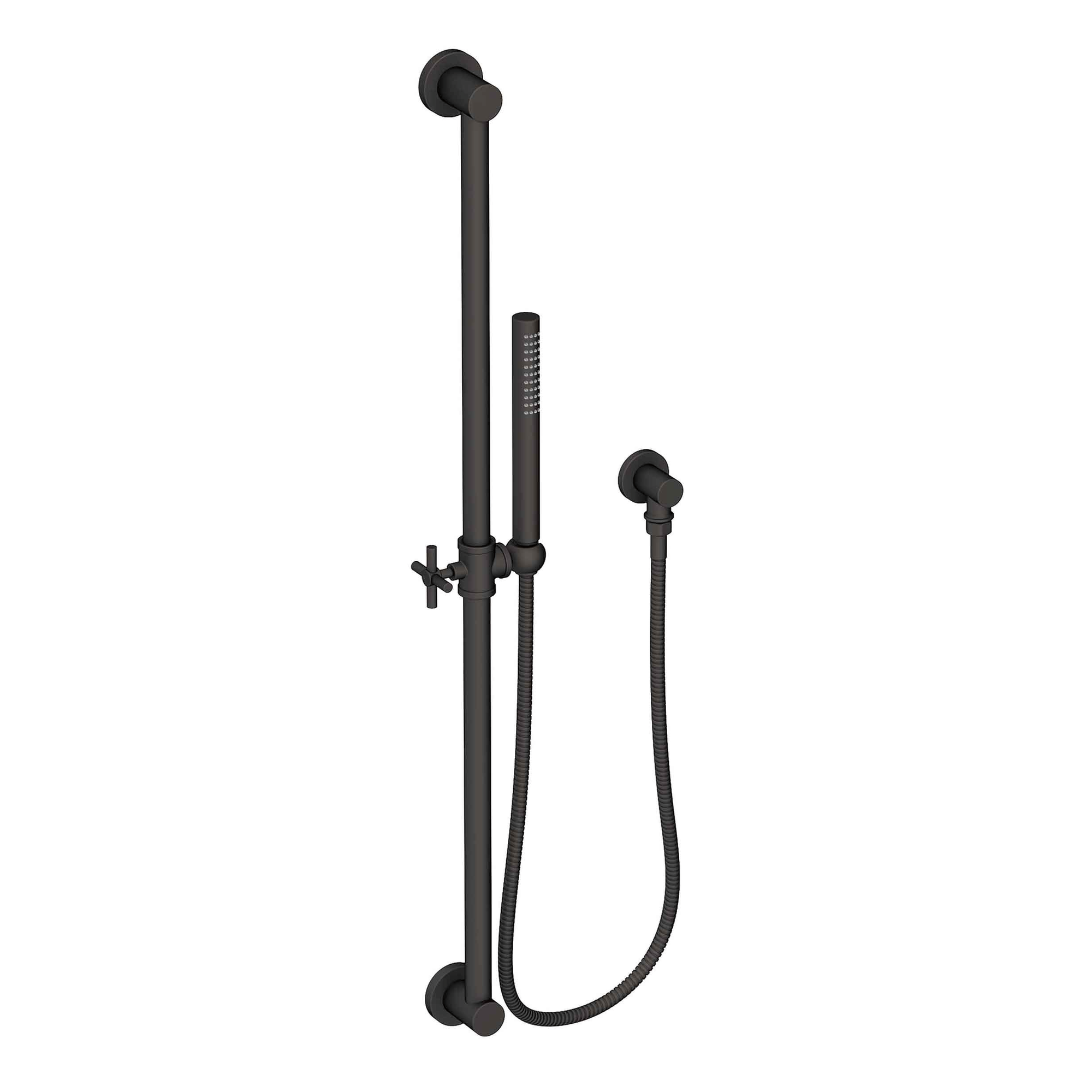 Newport Brass Other Slide Bar with Single Function Hand Shower Set