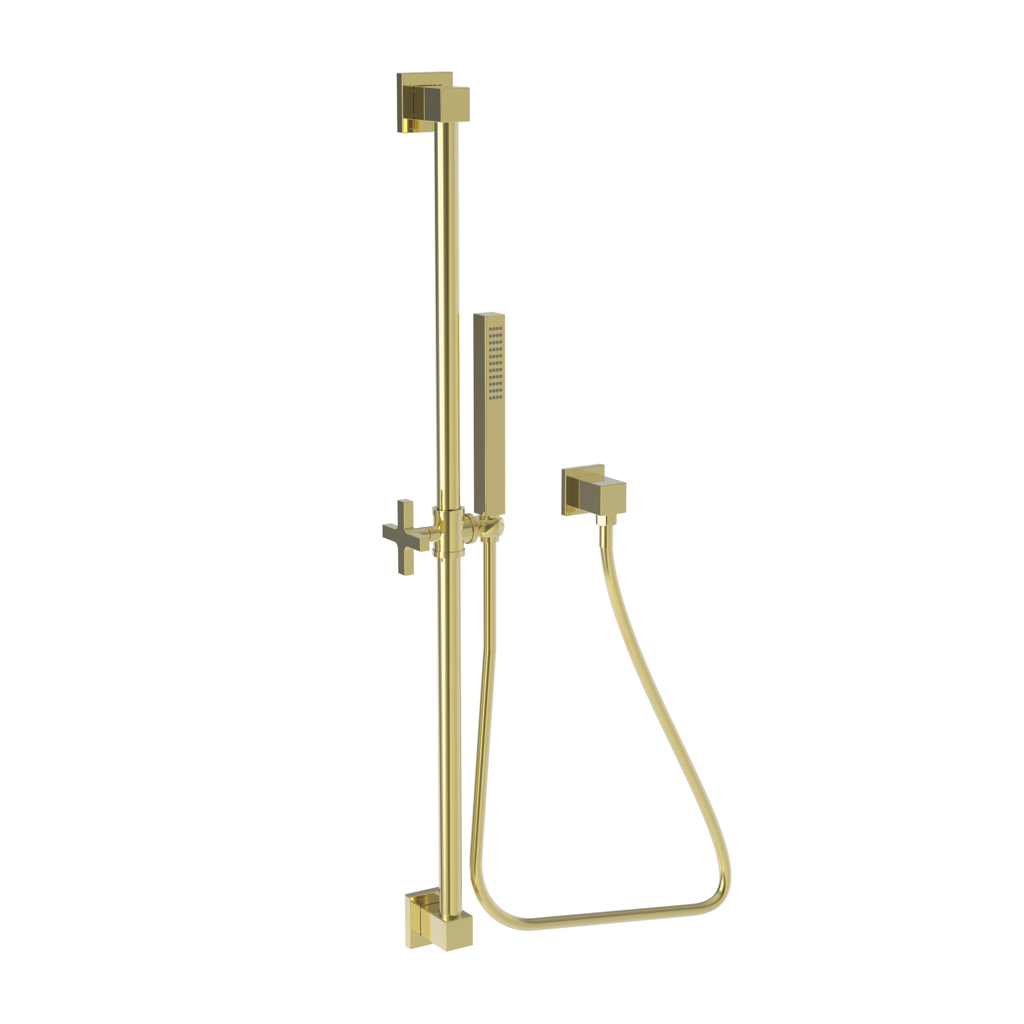 Newport Brass Other Slide Bar with Single Function Hand Shower Set