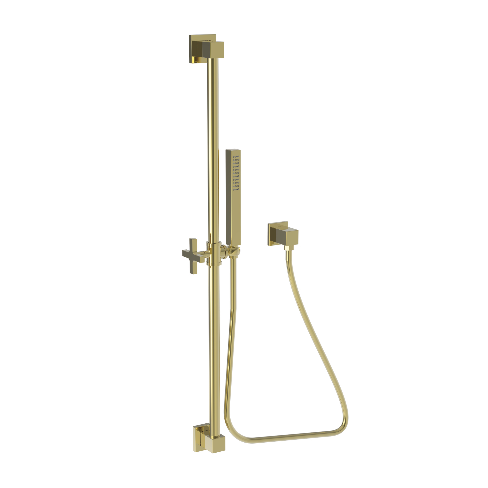 Newport Brass Other Slide Bar with Single Function Hand Shower Set