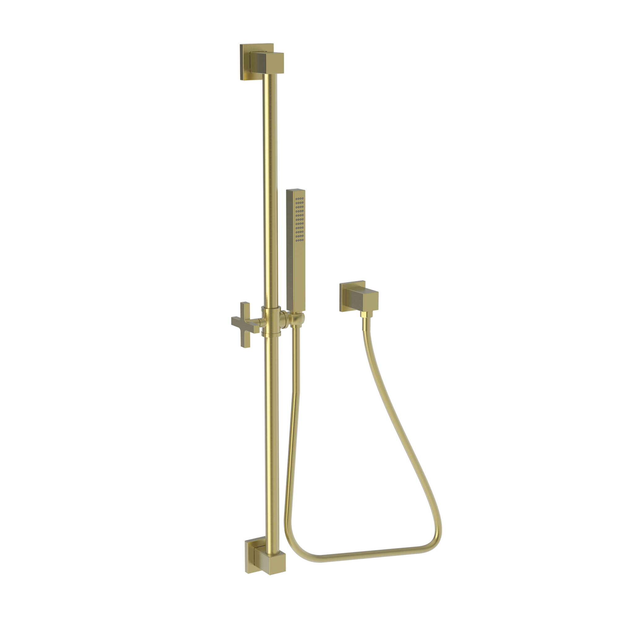 Newport Brass Other Slide Bar with Single Function Hand Shower Set