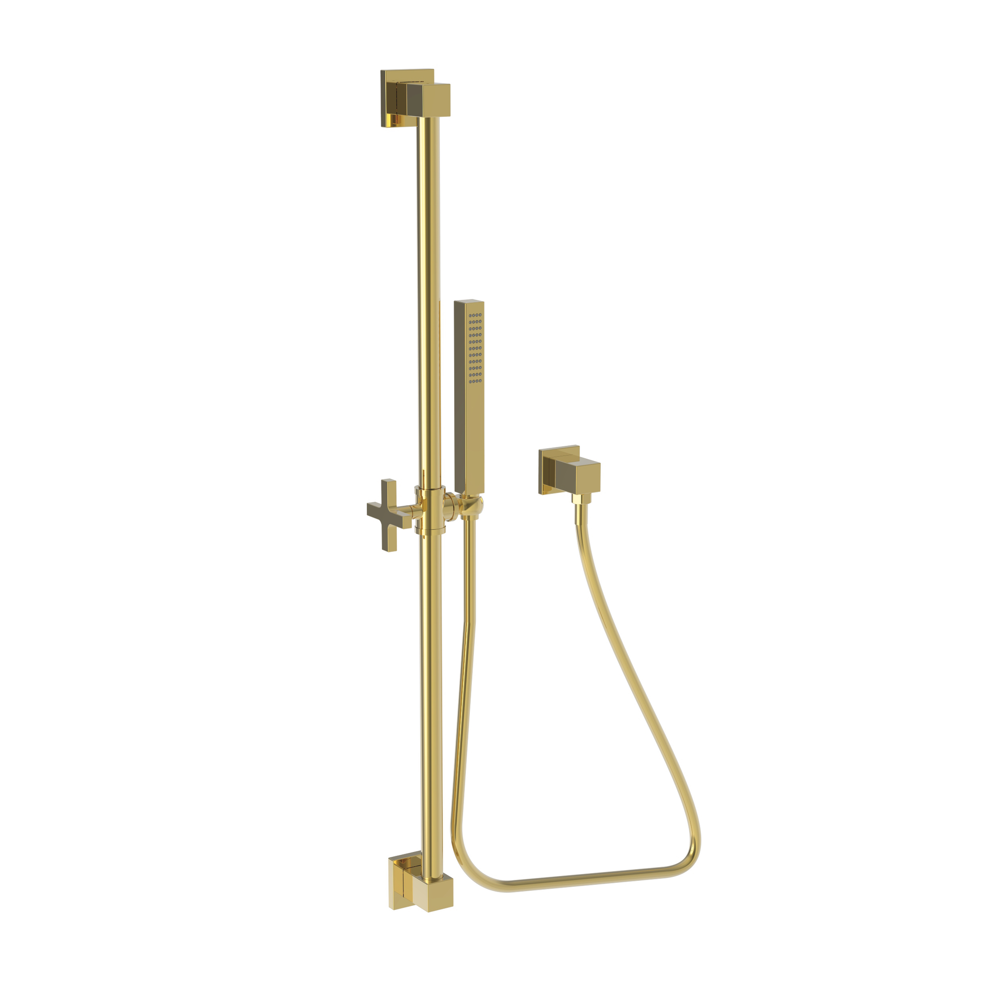 Newport Brass Other Slide Bar with Single Function Hand Shower Set