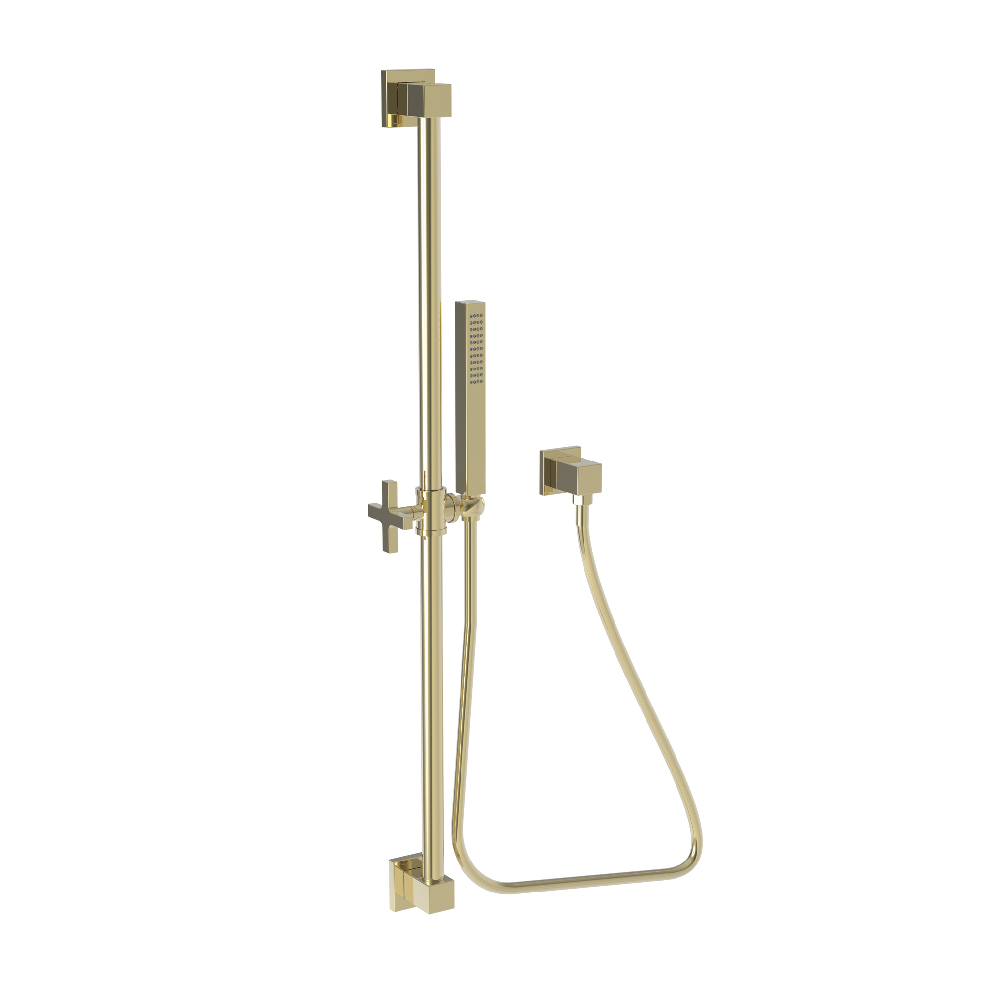 Newport Brass Other Slide Bar with Single Function Hand Shower Set