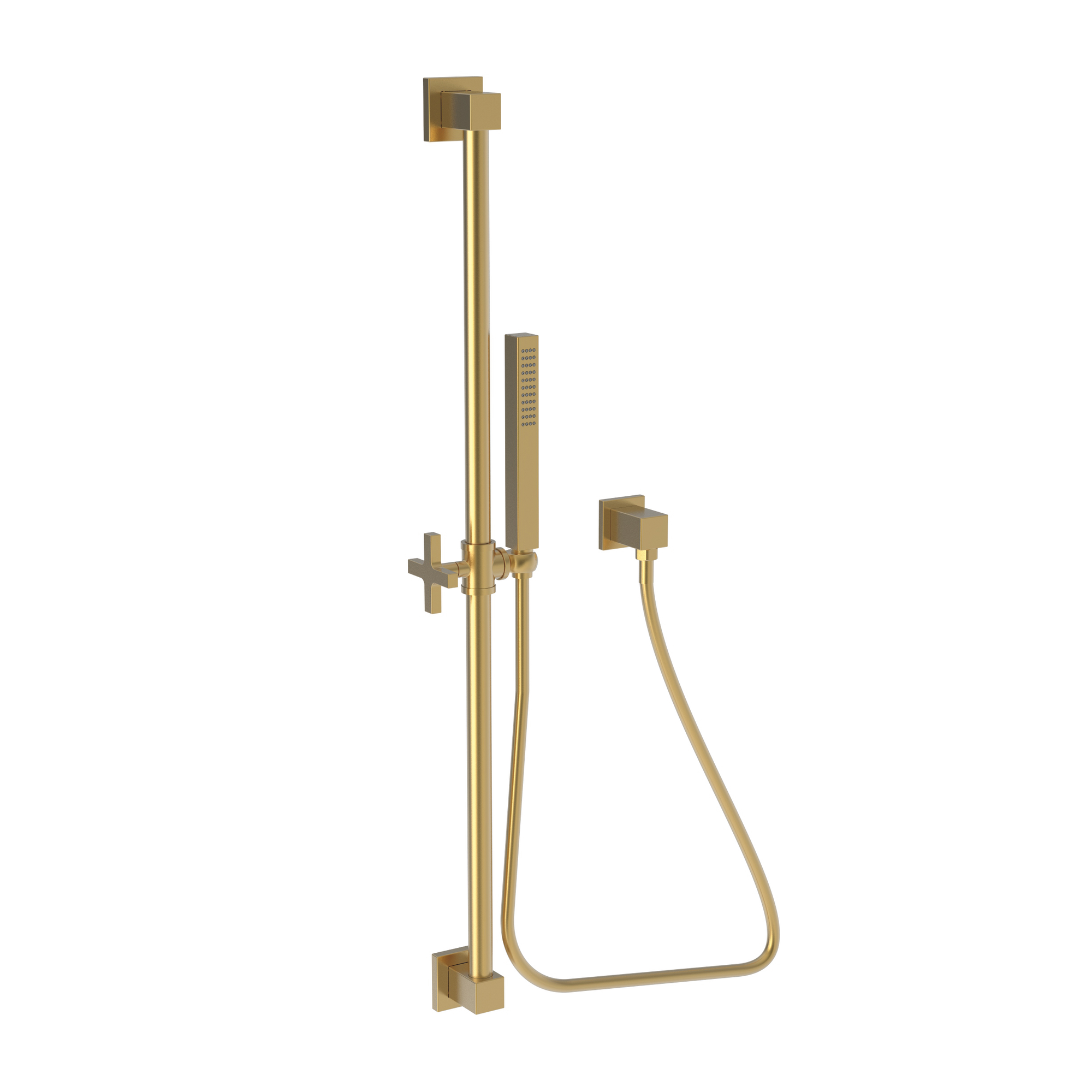 Newport Brass Other Slide Bar with Single Function Hand Shower Set