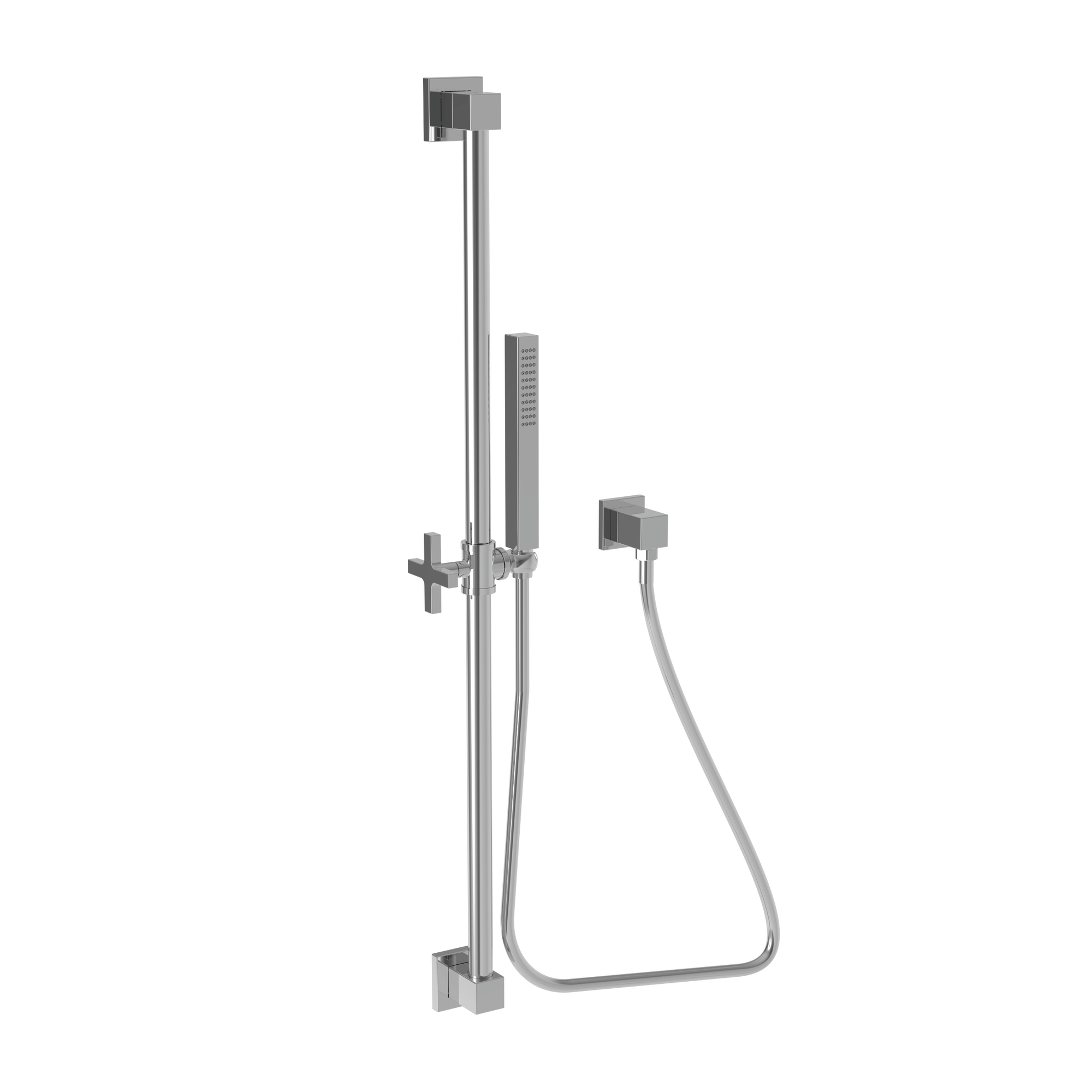 Newport Brass Other Slide Bar with Single Function Hand Shower Set