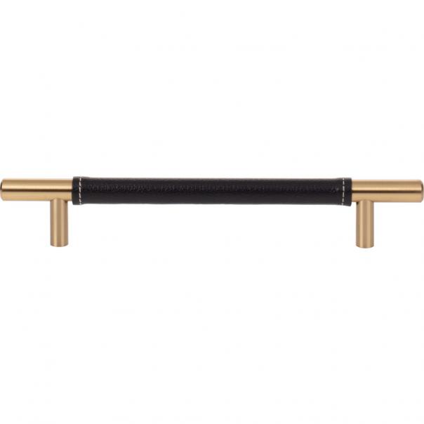 Atlas Homewares Zanzibar Black Leather Pull