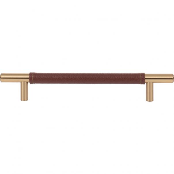 Atlas Homewares Zanzibar Brown Leather Pull