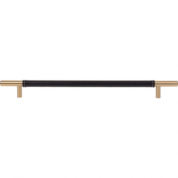 Atlas Homewares Zanzibar Black Leather Pull
