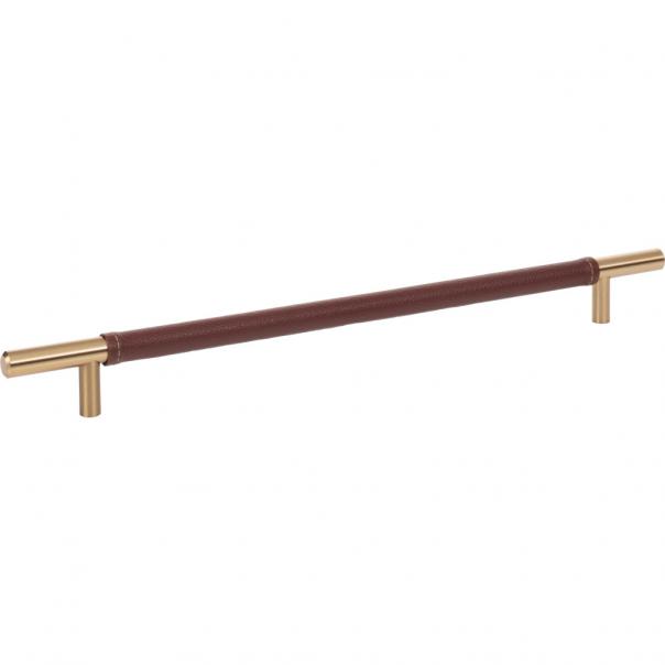 Atlas Homewares Zanzibar Brown Leather Pull