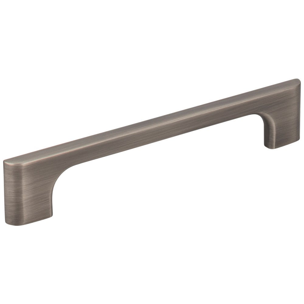 Hardware Resources 96 mm Center-to-Center Satin Nickel Asymmetrical Leyton Cabinet Pull