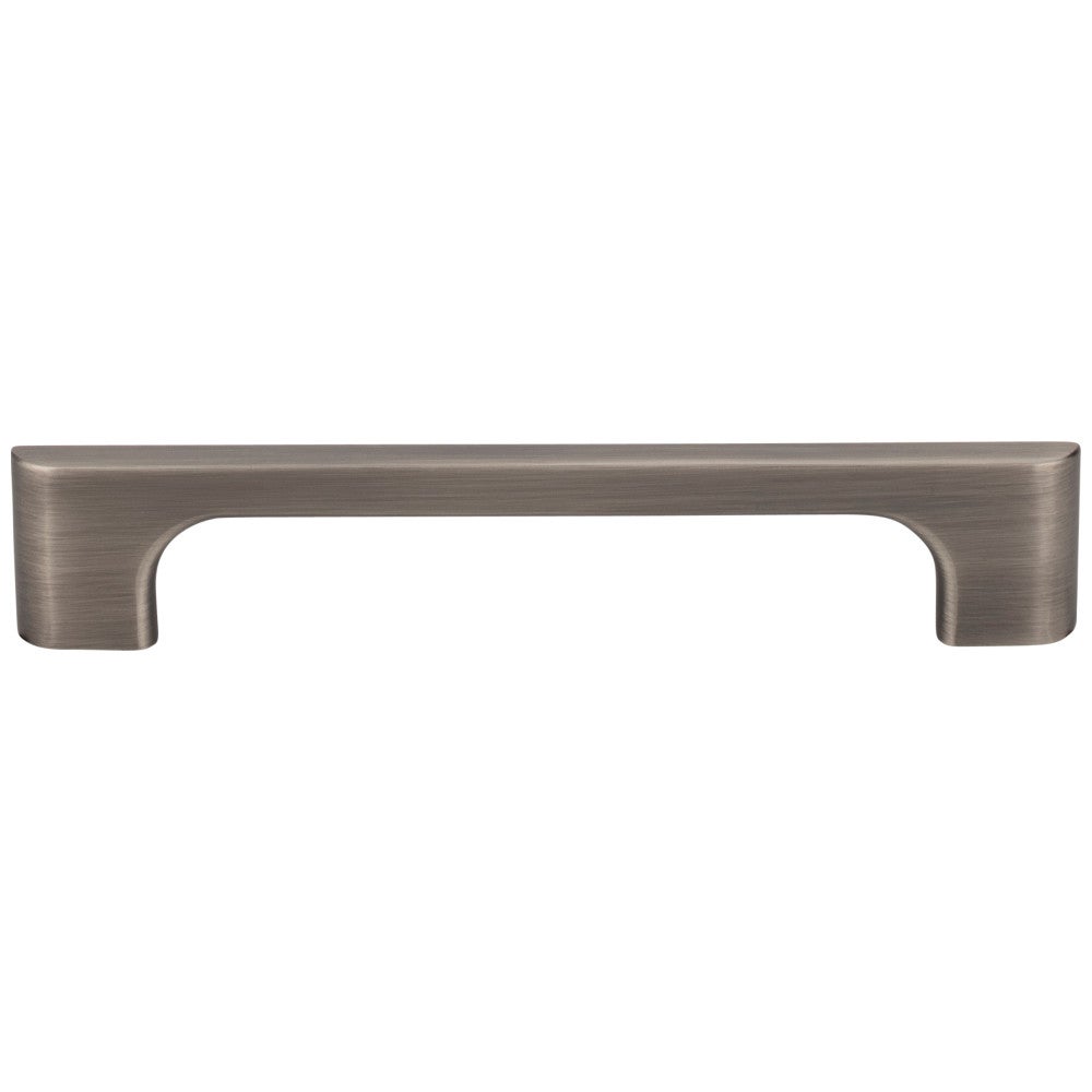 Hardware Resources 96 mm Center-to-Center Satin Nickel Asymmetrical Leyton Cabinet Pull