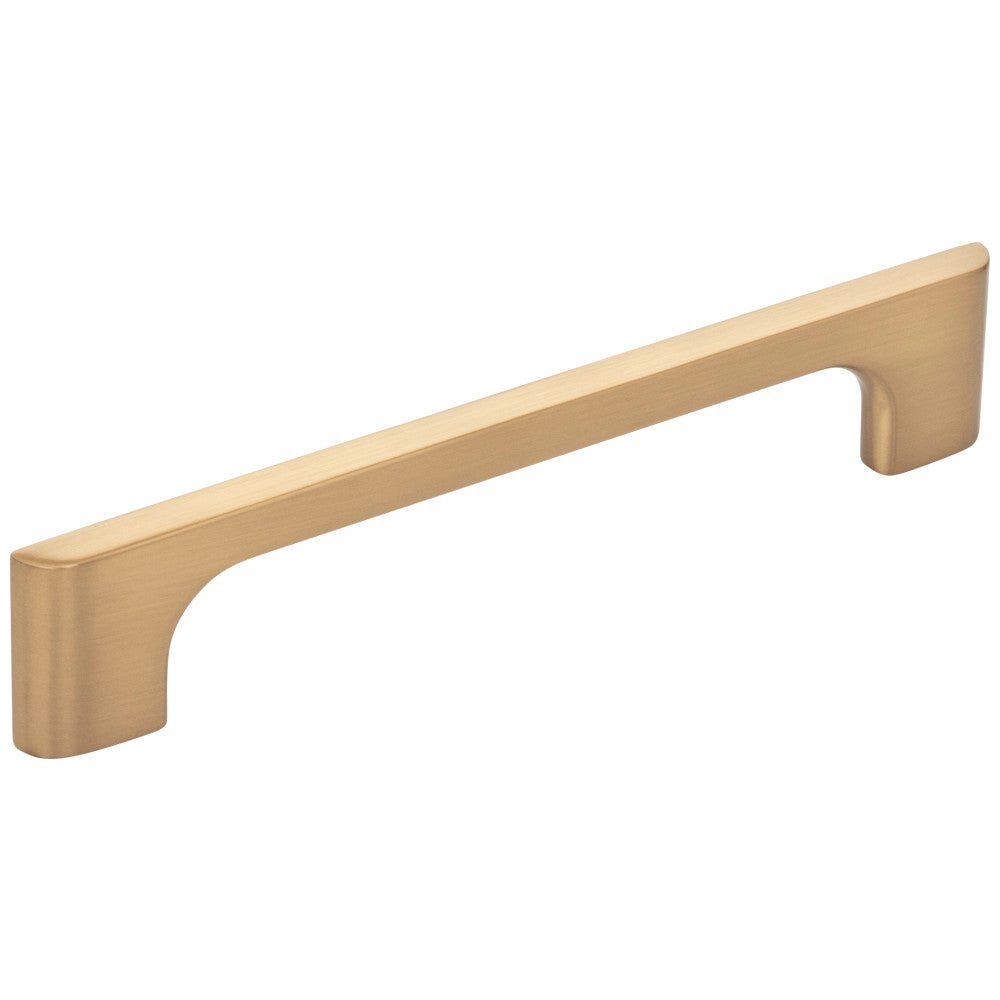 Hardware Resources 96 mm Center-to-Center Satin Nickel Asymmetrical Leyton Cabinet Pull