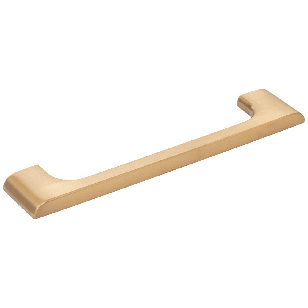 Hardware Resources 96 mm Center-to-Center Satin Nickel Asymmetrical Leyton Cabinet Pull