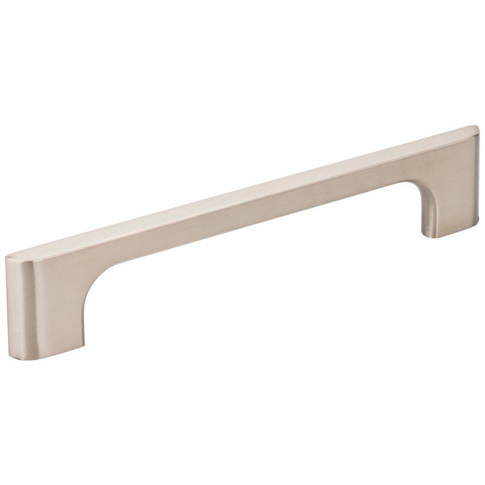 Hardware Resources 96 mm Center-to-Center Satin Nickel Asymmetrical Leyton Cabinet Pull