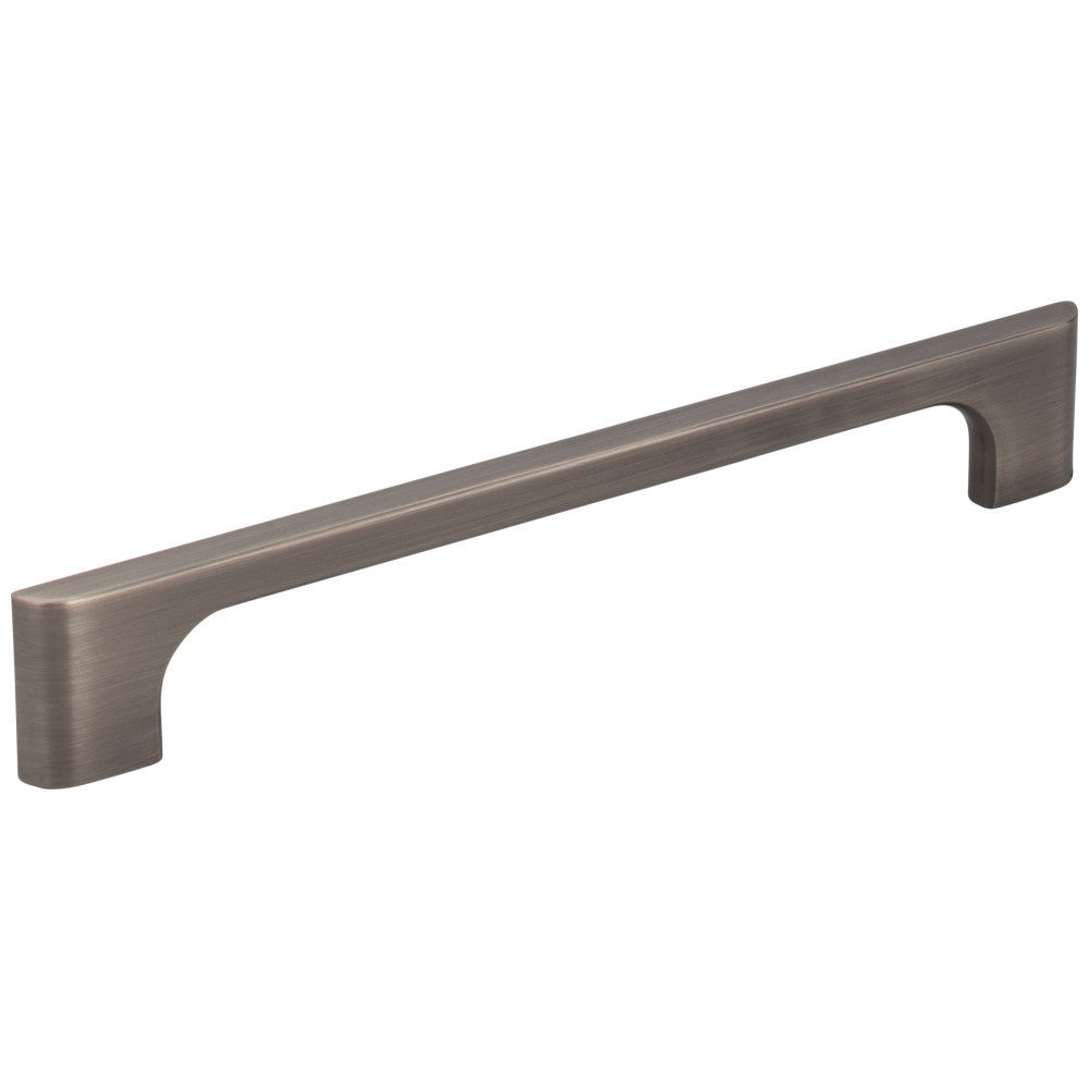Hardware Resources 96 mm Center-to-Center Satin Nickel Asymmetrical Leyton Cabinet Pull