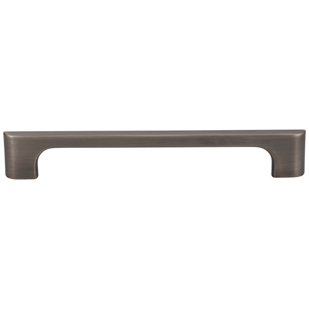 Hardware Resources 96 mm Center-to-Center Satin Nickel Asymmetrical Leyton Cabinet Pull
