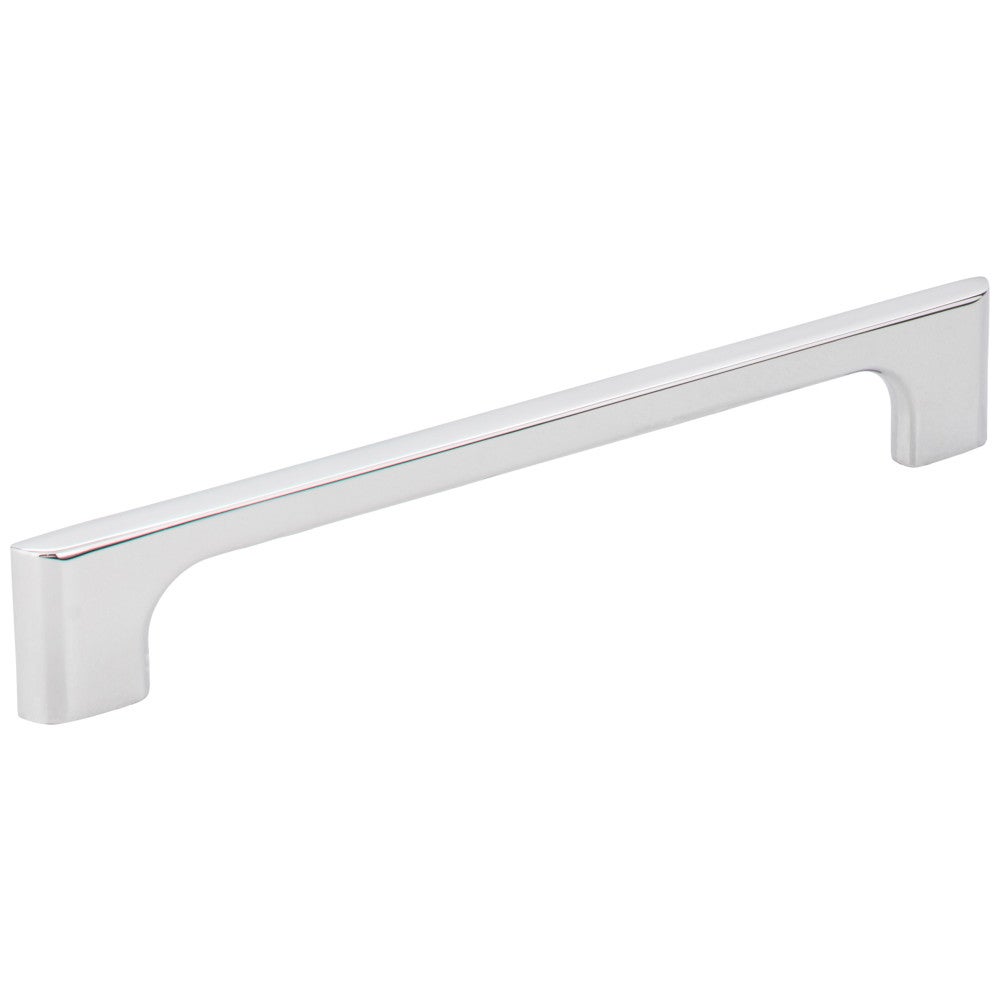 Hardware Resources 96 mm Center-to-Center Satin Nickel Asymmetrical Leyton Cabinet Pull