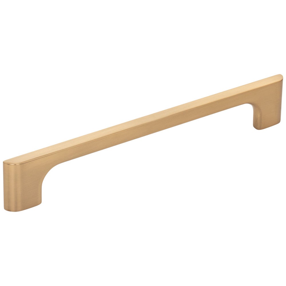 Hardware Resources 96 mm Center-to-Center Satin Nickel Asymmetrical Leyton Cabinet Pull