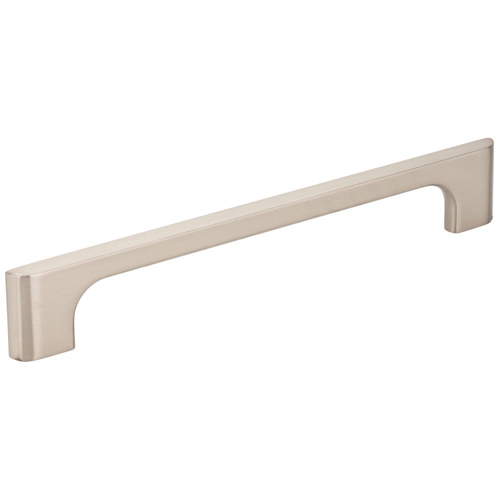 Hardware Resources 96 mm Center-to-Center Satin Nickel Asymmetrical Leyton Cabinet Pull