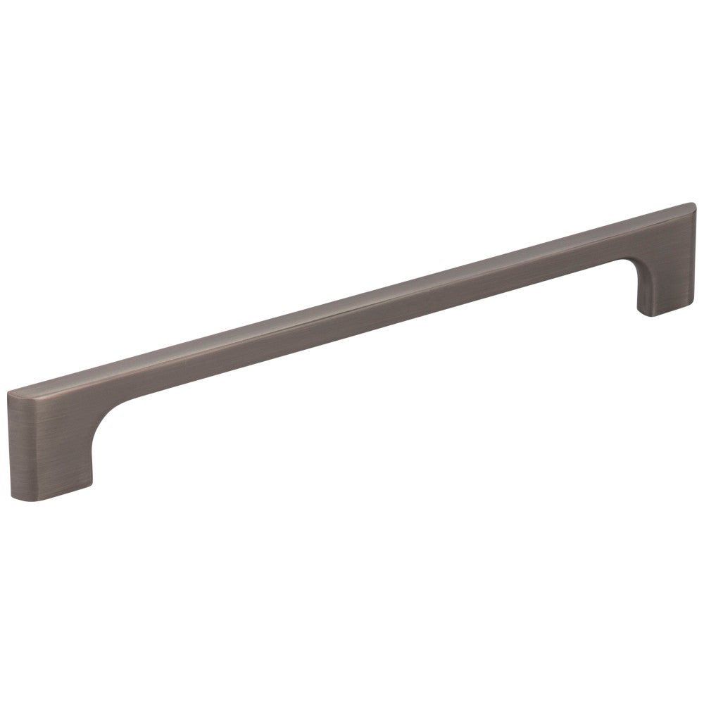 Hardware Resources 96 mm Center-to-Center Satin Nickel Asymmetrical Leyton Cabinet Pull