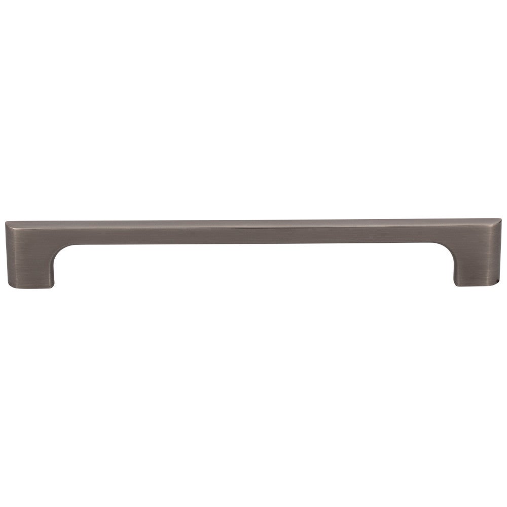 Hardware Resources 96 mm Center-to-Center Satin Nickel Asymmetrical Leyton Cabinet Pull