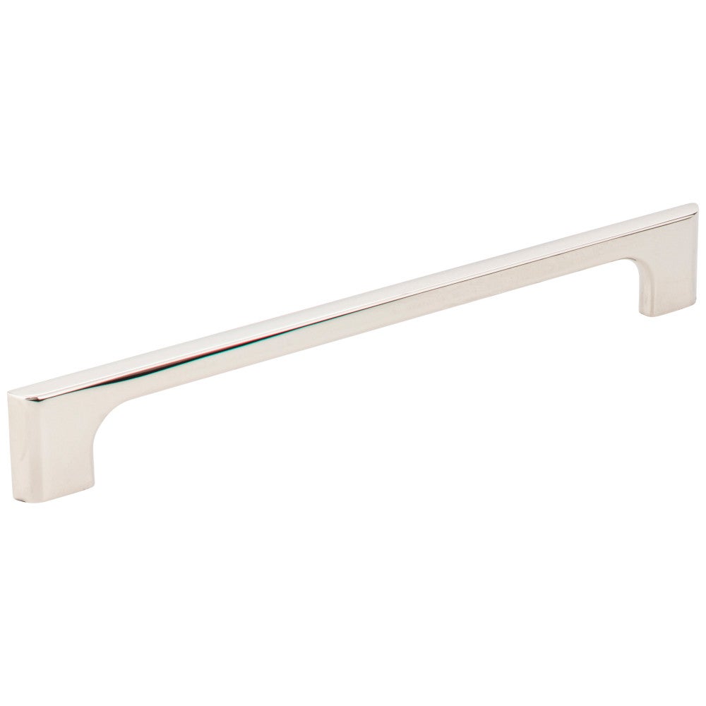 Hardware Resources 96 mm Center-to-Center Satin Nickel Asymmetrical Leyton Cabinet Pull
