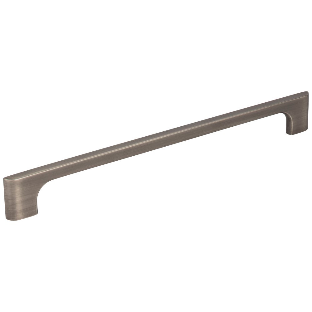 Hardware Resources 96 mm Center-to-Center Satin Nickel Asymmetrical Leyton Cabinet Pull