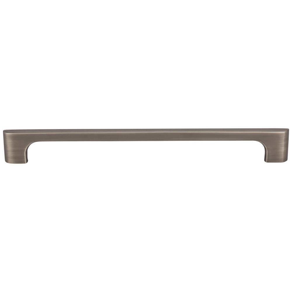 Hardware Resources 96 mm Center-to-Center Satin Nickel Asymmetrical Leyton Cabinet Pull