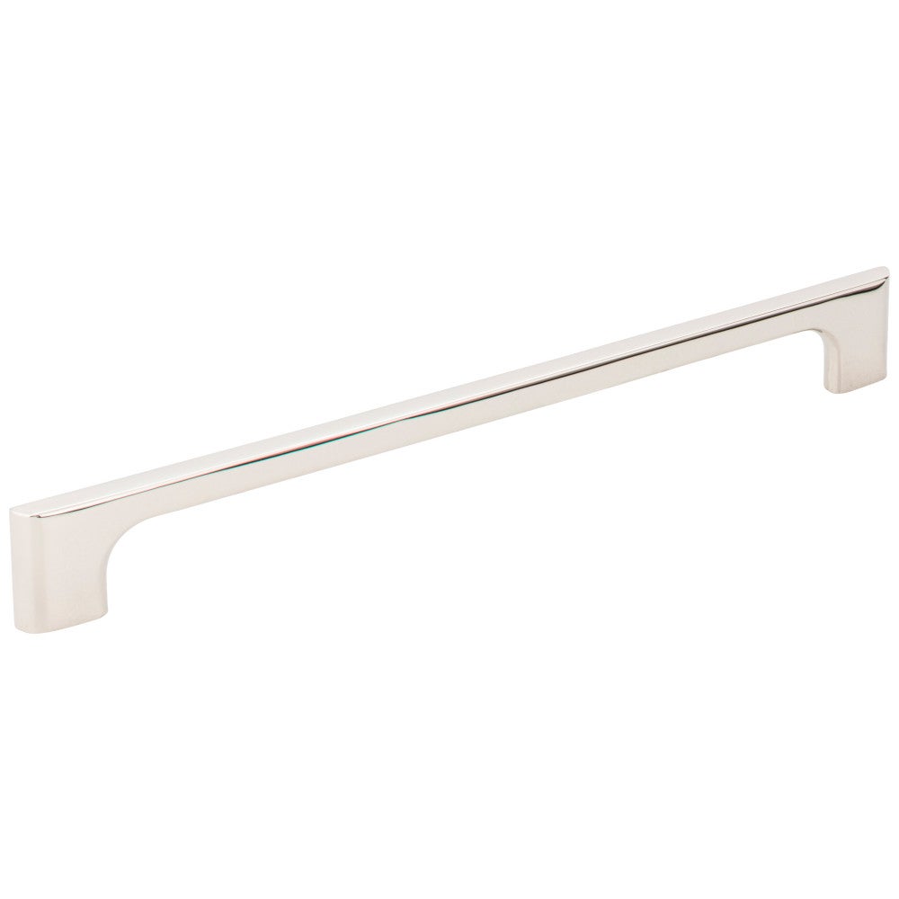 Hardware Resources 96 mm Center-to-Center Satin Nickel Asymmetrical Leyton Cabinet Pull