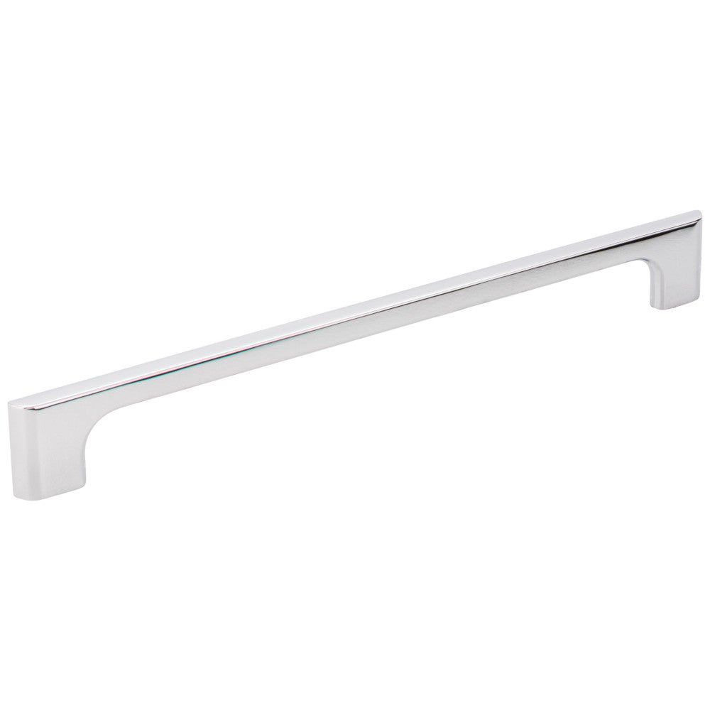 Hardware Resources 96 mm Center-to-Center Satin Nickel Asymmetrical Leyton Cabinet Pull