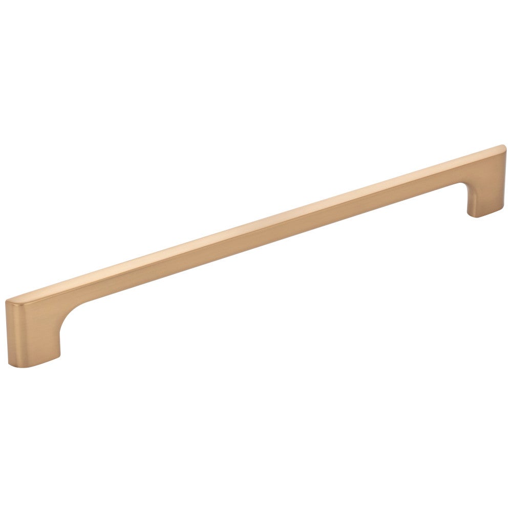 Hardware Resources 96 mm Center-to-Center Satin Nickel Asymmetrical Leyton Cabinet Pull