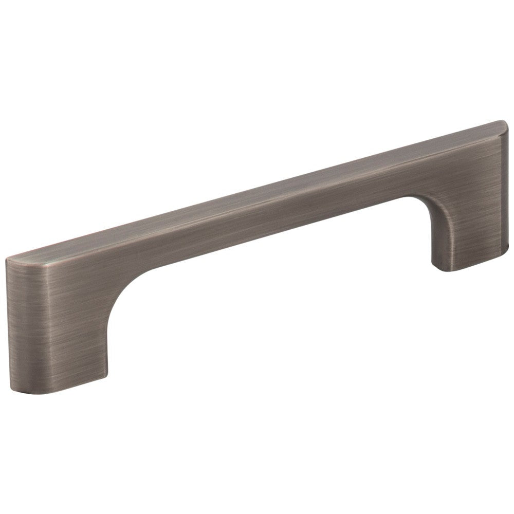 Hardware Resources 96 mm Center-to-Center Satin Nickel Asymmetrical Leyton Cabinet Pull