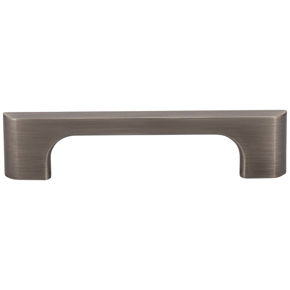 Hardware Resources 96 mm Center-to-Center Satin Nickel Asymmetrical Leyton Cabinet Pull