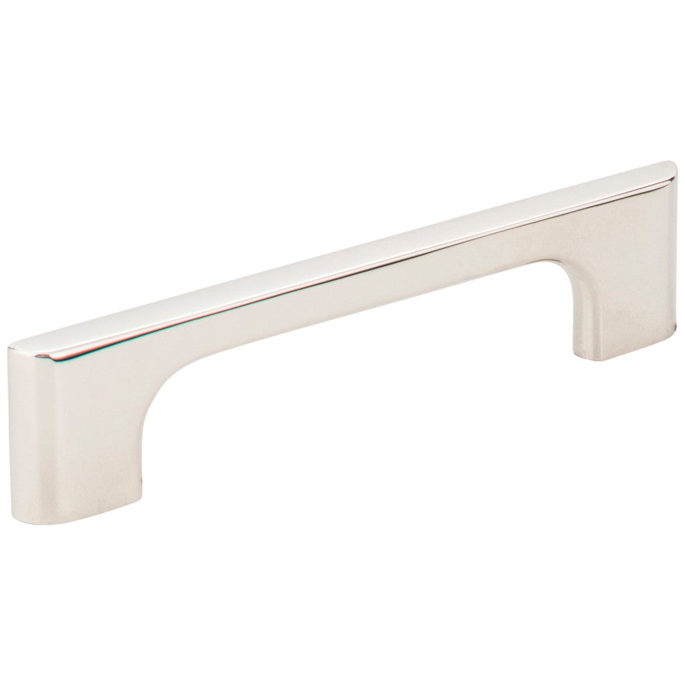 Hardware Resources 96 mm Center-to-Center Satin Nickel Asymmetrical Leyton Cabinet Pull