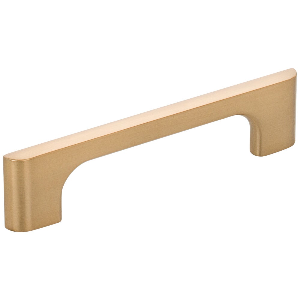 Hardware Resources 96 mm Center-to-Center Satin Nickel Asymmetrical Leyton Cabinet Pull