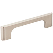 Hardware Resources 96 mm Center-to-Center Satin Nickel Asymmetrical Leyton Cabinet Pull