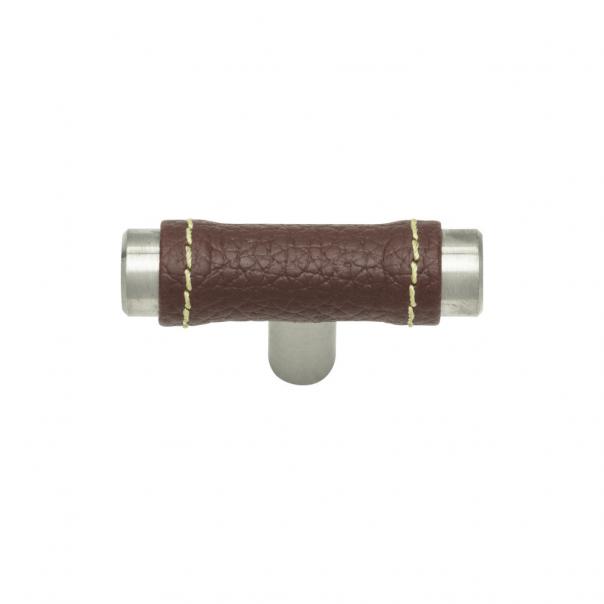 Zanzibar Brown Leather Knob