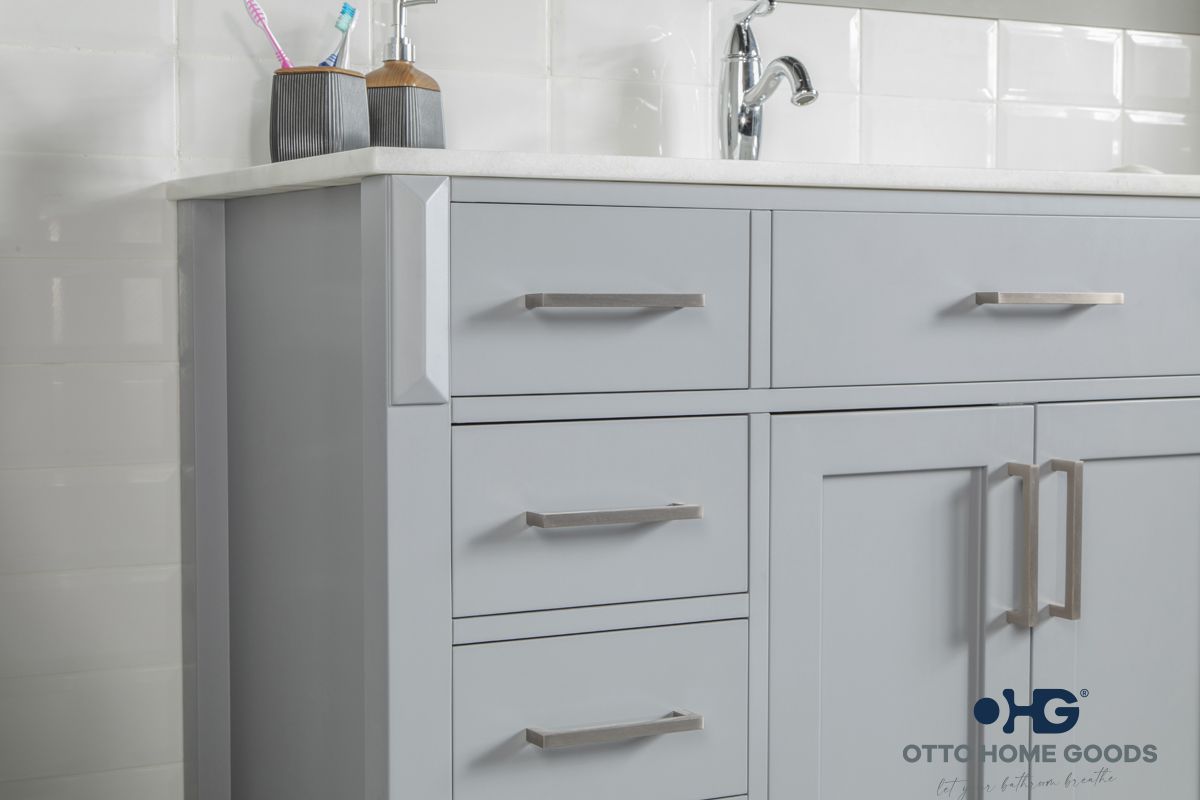 Fawna 48" Gray Bathroom Cabinet
