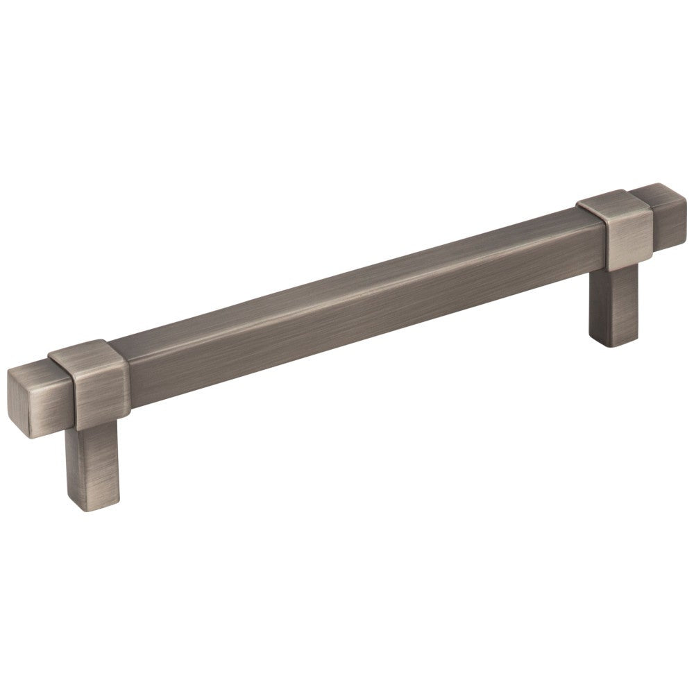Hardware Resources 96 mm Center-to-Center Satin Nickel Square Zane Cabinet Pull