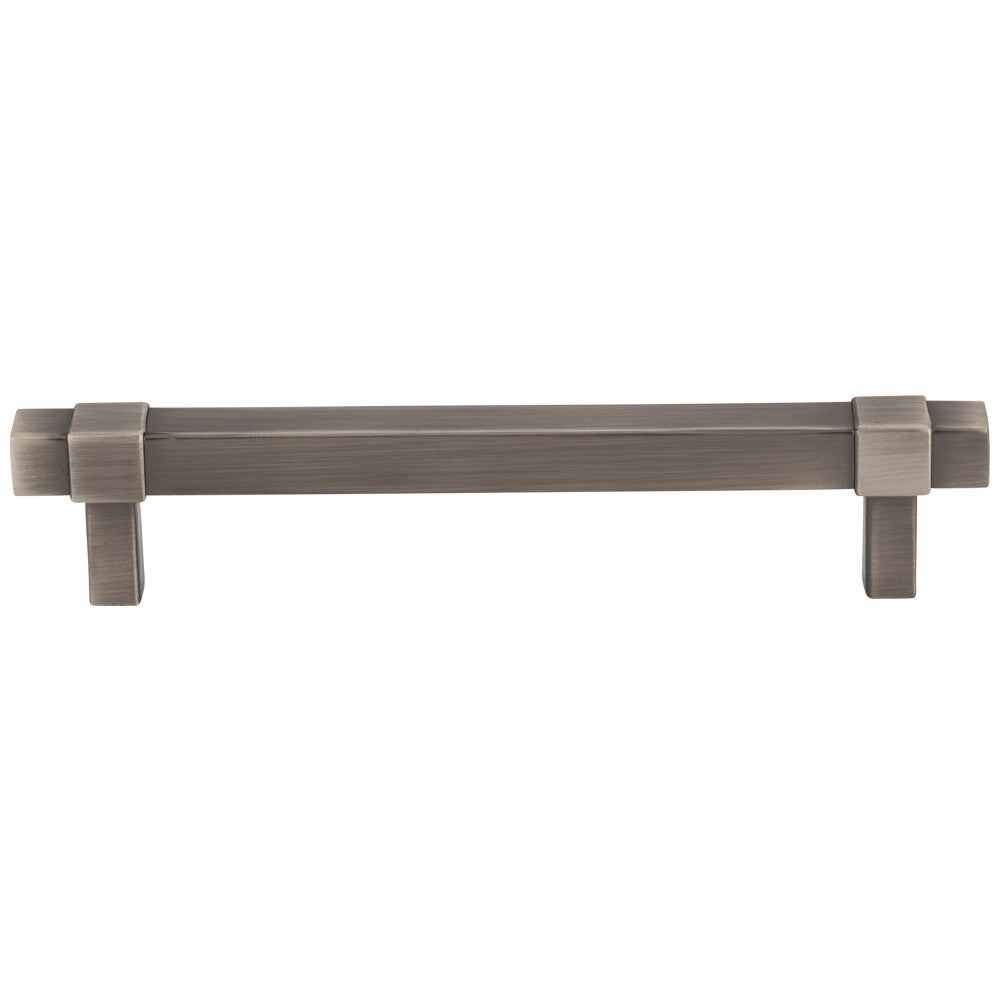 Hardware Resources 96 mm Center-to-Center Satin Nickel Square Zane Cabinet Pull