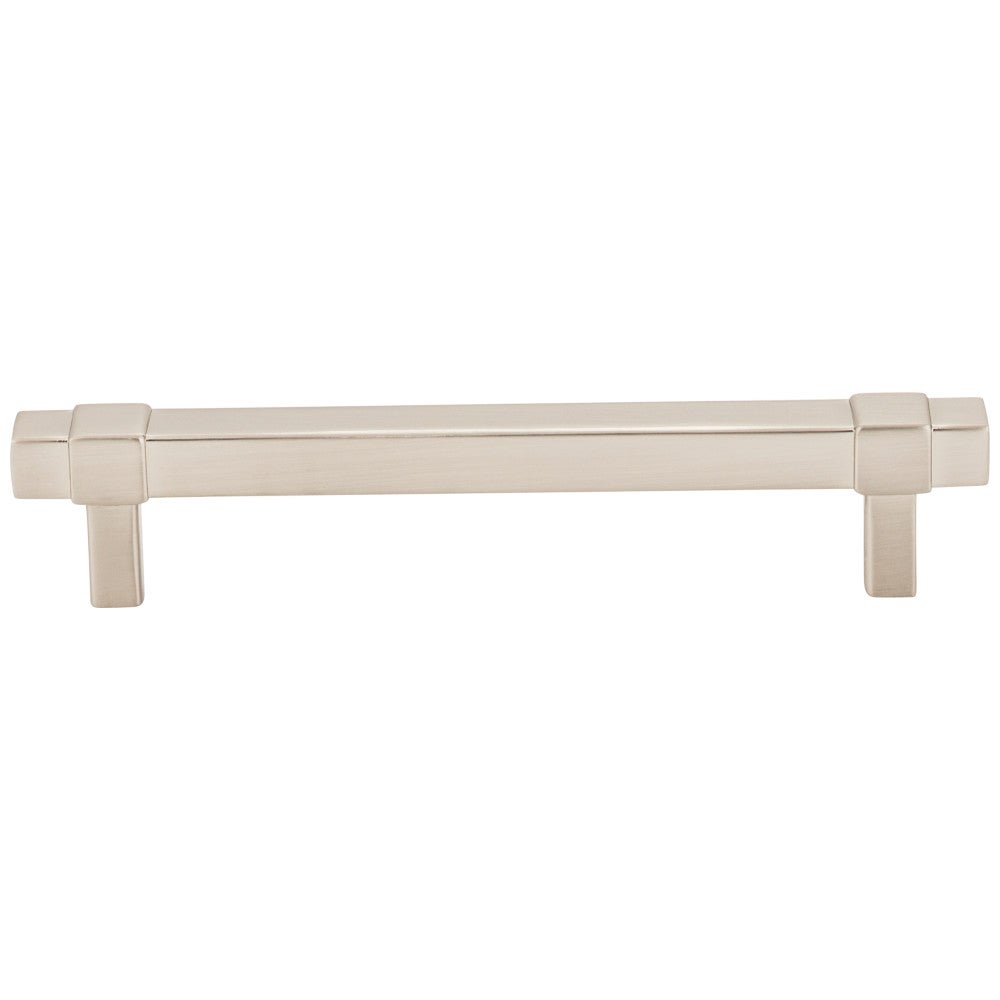 Hardware Resources 96 mm Center-to-Center Satin Nickel Square Zane Cabinet Pull