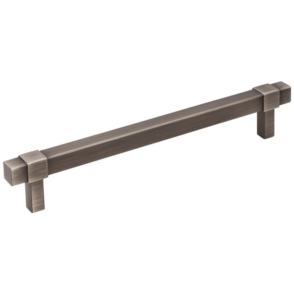 Hardware Resources 96 mm Center-to-Center Satin Nickel Square Zane Cabinet Pull