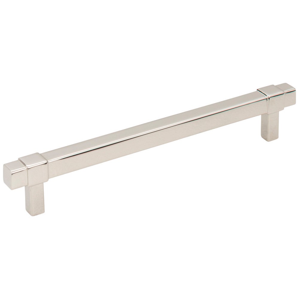 Hardware Resources 96 mm Center-to-Center Satin Nickel Square Zane Cabinet Pull