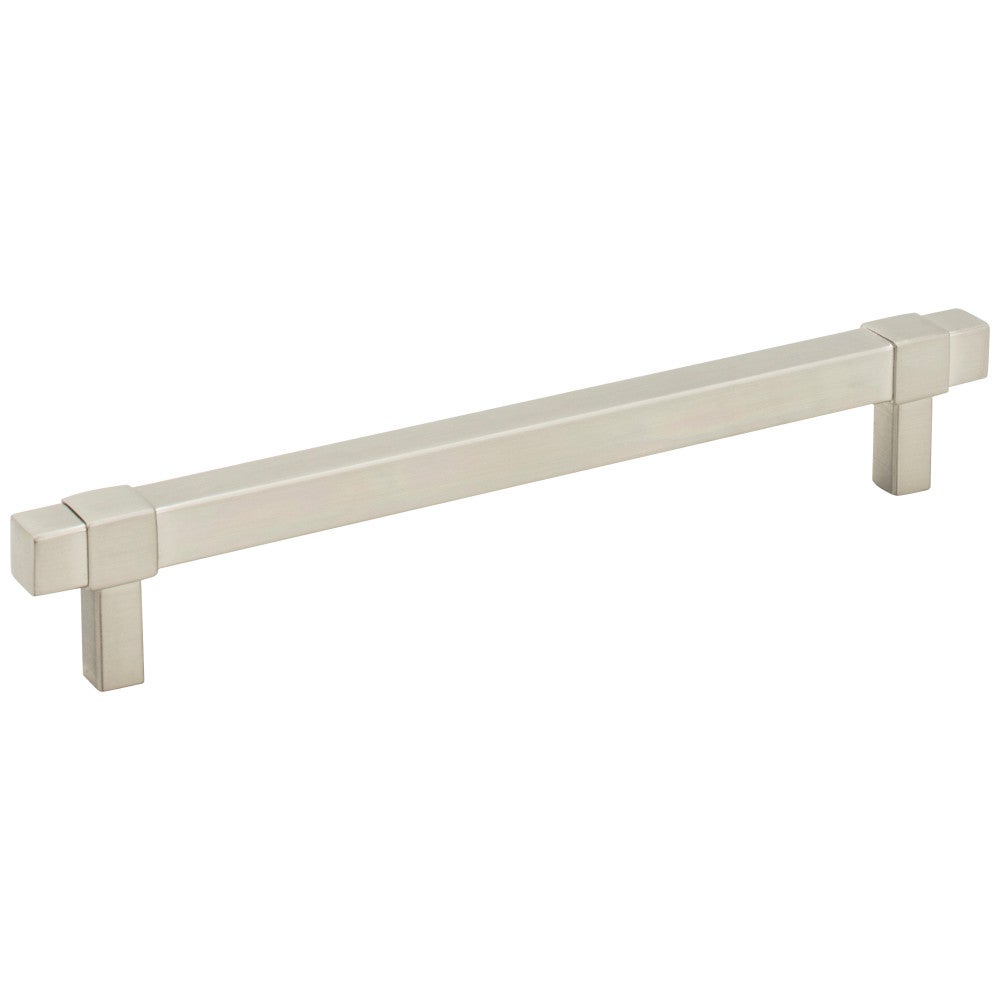 Hardware Resources 96 mm Center-to-Center Satin Nickel Square Zane Cabinet Pull