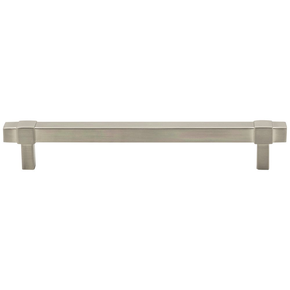 Hardware Resources 96 mm Center-to-Center Satin Nickel Square Zane Cabinet Pull