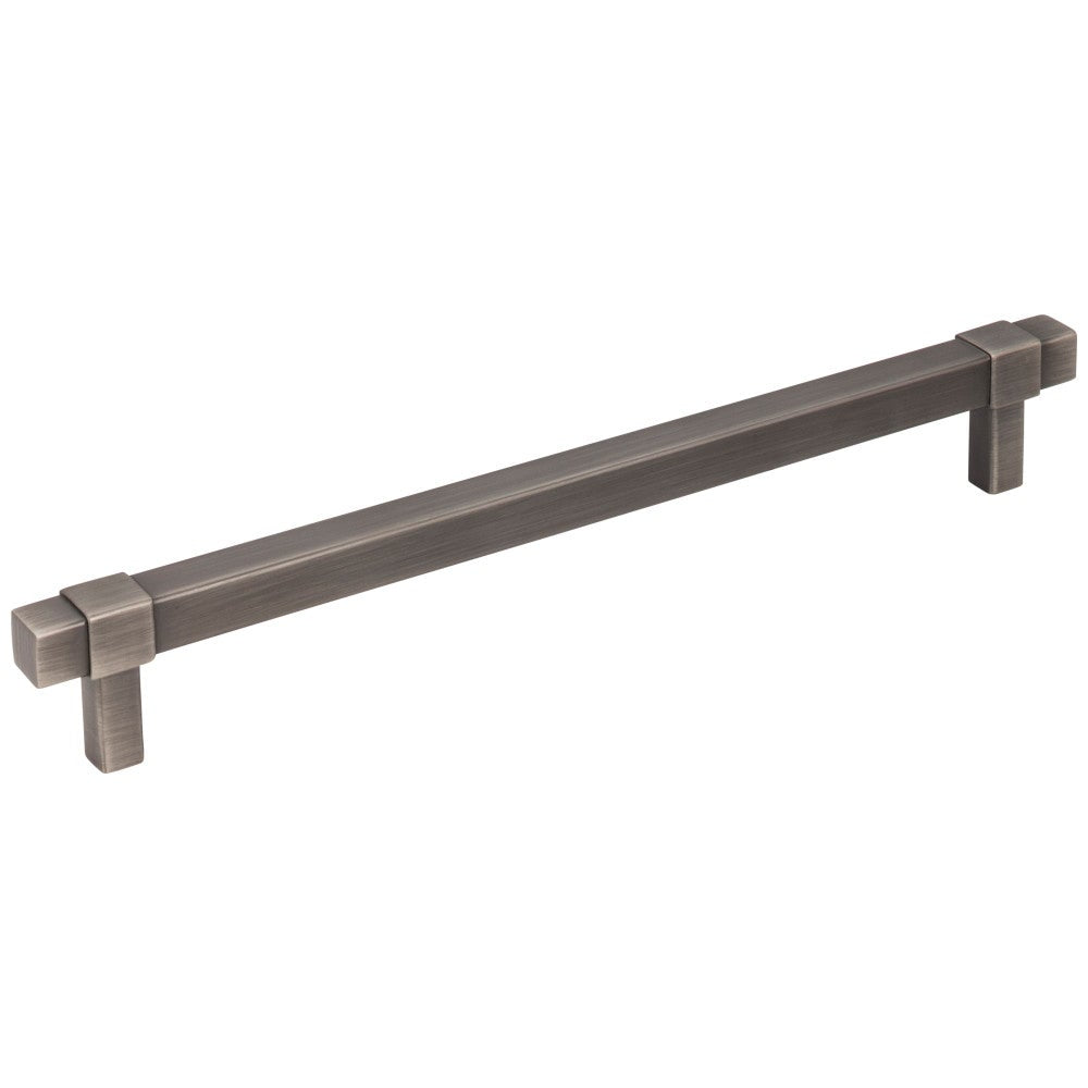 Hardware Resources 96 mm Center-to-Center Satin Nickel Square Zane Cabinet Pull