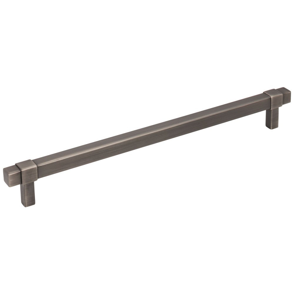 Hardware Resources 96 mm Center-to-Center Satin Nickel Square Zane Cabinet Pull